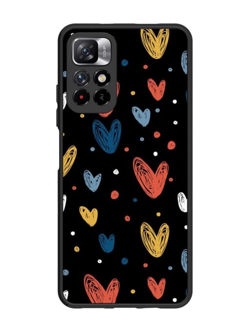 Happy Valentines Day Glossy Metal TPU Phone Cover for Xiaomi Mi 11I (5G)