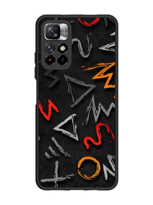 Grungy Graffiti Glossy Metal Phone Cover for Xiaomi Mi 11I (5G)