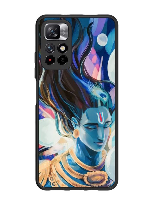 Bhagwan Sri Krishna Glossy Metal Phone Cover for Xiaomi Mi 11I (5G)