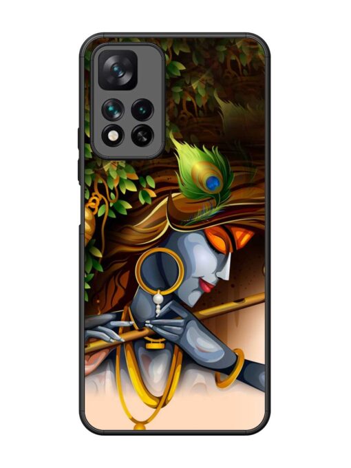 Krishna Glossy Metal Phone Cover for Xiaomi Mi 11I Hypercharge (5G)