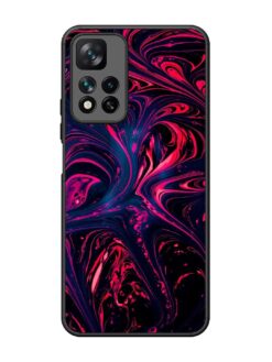 Abstract Background Glossy Metal Phone Cover for Xiaomi Mi 11I Hypercharge (5G)