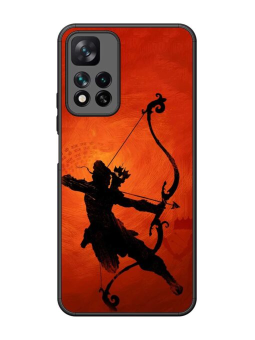 Illustration Lord Rama Glossy Metal Phone Cover for Xiaomi Mi 11I Hypercharge (5G)