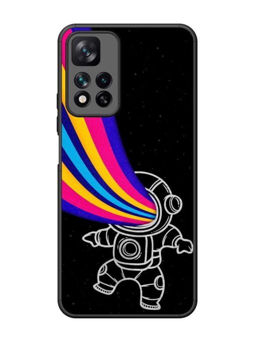 Astronaut Glossy Metal TPU Phone Cover for Xiaomi Mi 11I Hypercharge (5G)