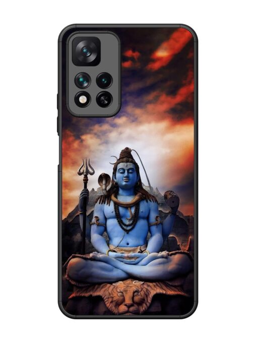 Jai Jai Shiv Glossy Metal Phone Cover for Xiaomi Mi 11I Hypercharge (5G)