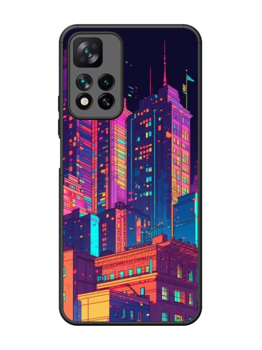 City View Glossy Metal Phone Cover for Xiaomi Mi 11I Hypercharge (5G)