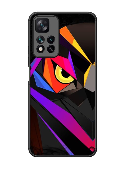 Wpap Owl Glossy Metal Phone Cover for Xiaomi Mi 11I Hypercharge (5G)