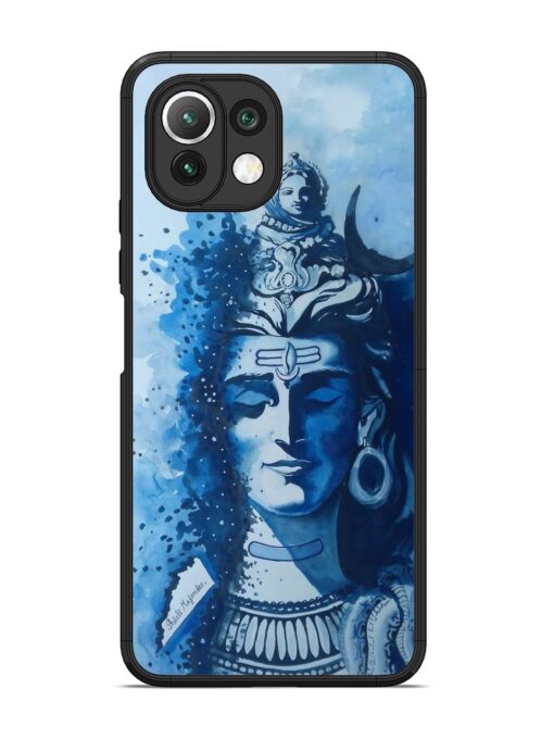 Shiv Art Glossy Metal Phone Cover for Xiaomi Mi 11 Lite Zapvi