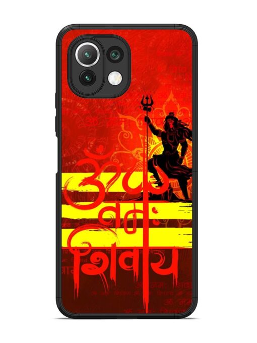 Illustration Lord Shiva Glossy Metal TPU Phone Cover for Xiaomi Mi 11 Lite Zapvi