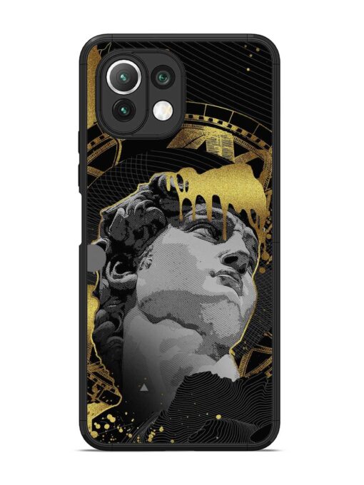 Roman Face Glossy Metal Phone Cover for Xiaomi Mi 11 Lite Zapvi