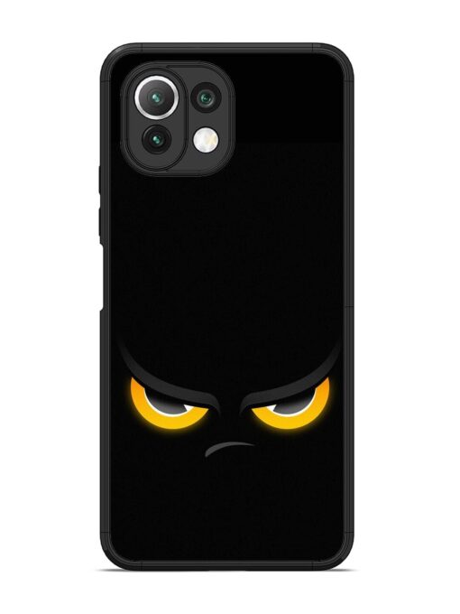 Scary Yellow Eye Glossy Metal TPU Phone Cover for Xiaomi Mi 11 Lite Zapvi