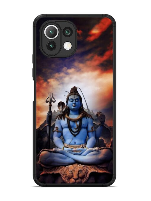 Jai Jai Shiv Glossy Metal Phone Cover for Xiaomi Mi 11 Lite Zapvi