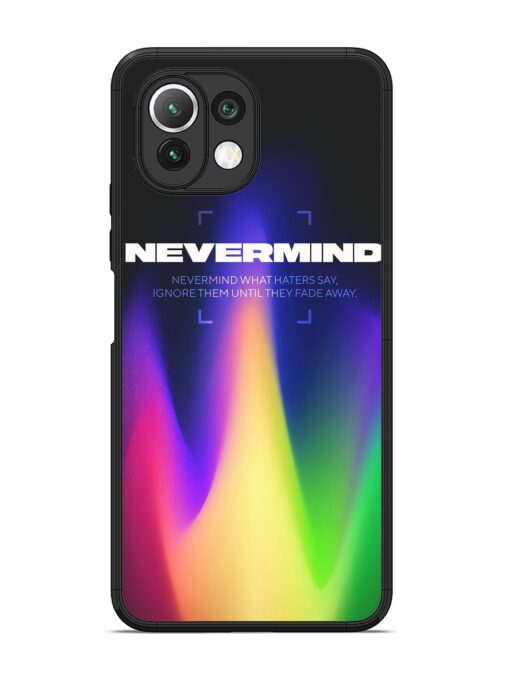 Nevermind Glossy Metal Phone Cover for Xiaomi Mi 11 Lite Zapvi