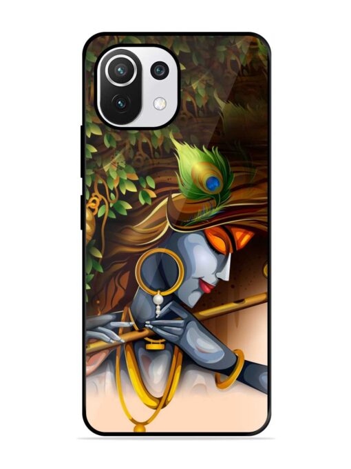 Krishna Glossy Metal Phone Cover for Xiaomi Mi 11 Lite Ne (5G)