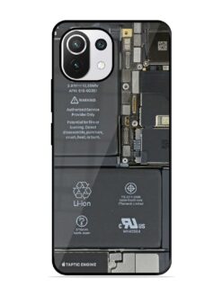 Phone Insider Glossy Metal Phone Cover for Xiaomi Mi 11 Lite Ne (5G)