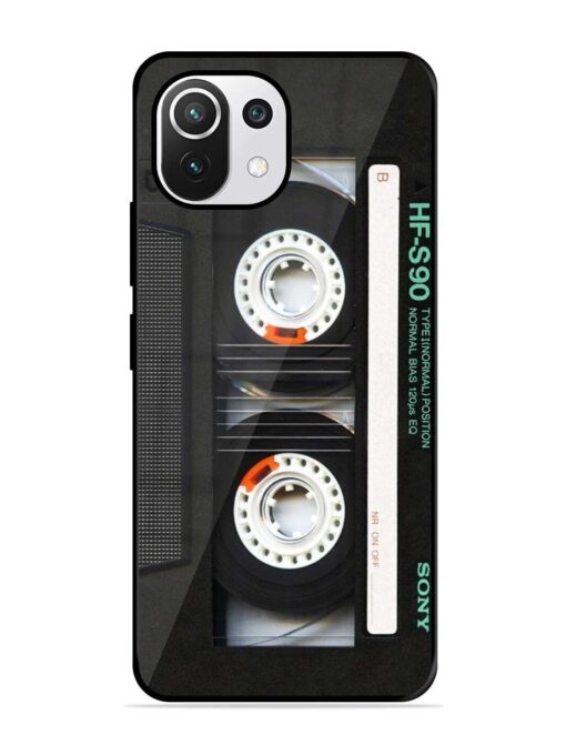 Sony Hf-S90 Cassette Glossy Metal Phone Cover for Xiaomi Mi 11 Lite Ne (5G) Zapvi