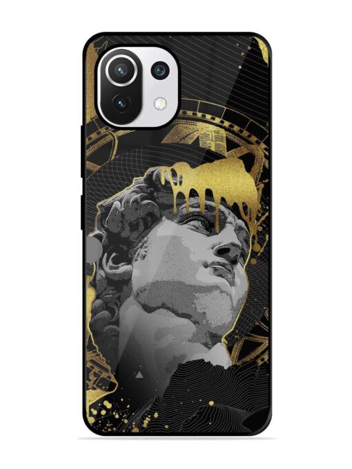 Roman Face Glossy Metal Phone Cover for Xiaomi Mi 11 Lite Ne (5G)