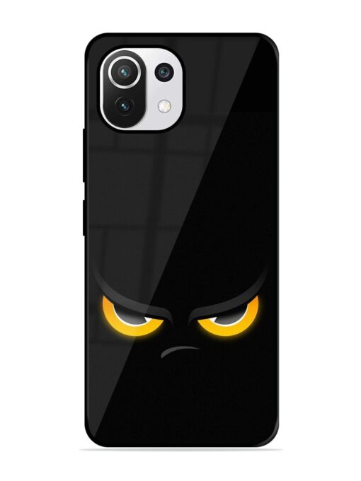 Scary Yellow Eye Glossy Metal TPU Phone Cover for Xiaomi Mi 11 Lite Ne (5G) Zapvi