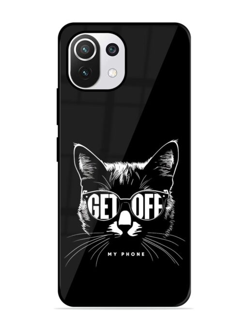 Get Off Glossy Metal TPU Phone Cover for Xiaomi Mi 11 Lite Ne (5G) Zapvi