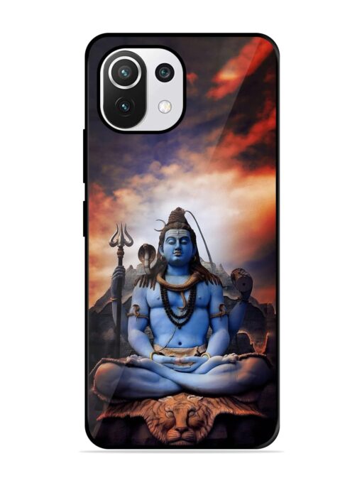 Jai Jai Shiv Glossy Metal Phone Cover for Xiaomi Mi 11 Lite Ne (5G)