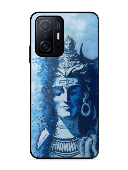 Shiv Art Glossy Metal Phone Cover for Xiaomi Mi 11T Pro (5G) Zapvi