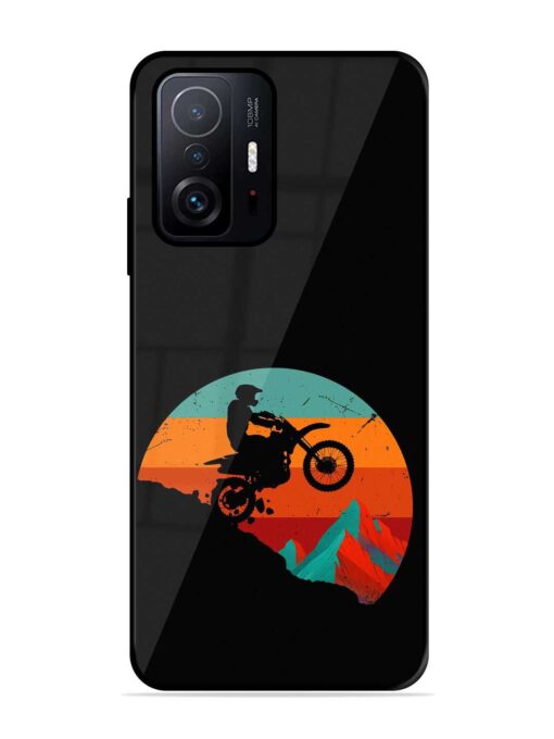 Mountain Bike Glossy Metal Phone Cover for Xiaomi Mi 11T Pro (5G) Zapvi