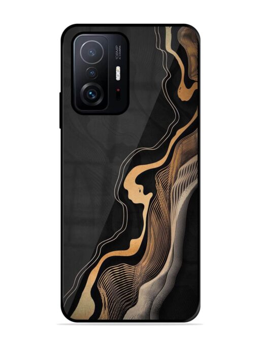 Abstract Art Glossy Metal TPU Phone Cover for Xiaomi Mi 11T Pro (5G) Zapvi