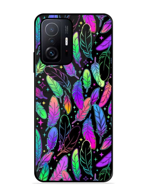 Bright Multi Colored Seamless Glossy Metal Phone Cover for Xiaomi Mi 11T Pro (5G) Zapvi