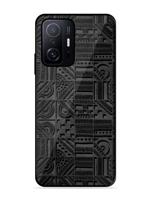 Seamless Pattern Glossy Metal Phone Cover for Xiaomi Mi 11T Pro (5G)