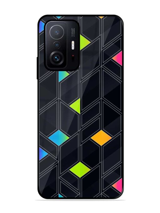 Abstract Mosaic Seamless Glossy Metal Phone Cover for Xiaomi Mi 11T Pro (5G) Zapvi