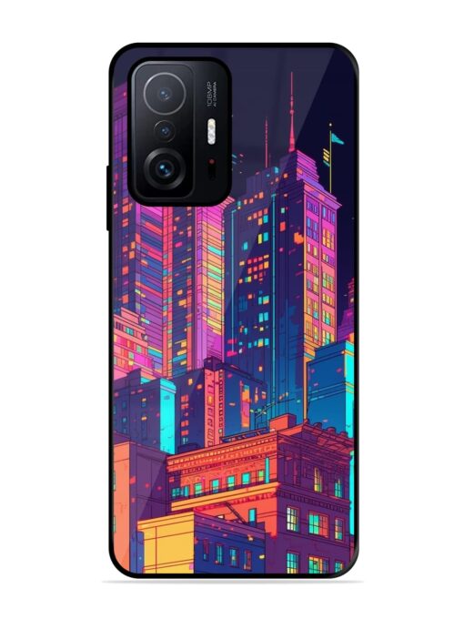 City View Glossy Metal Phone Cover for Xiaomi Mi 11T Pro (5G)