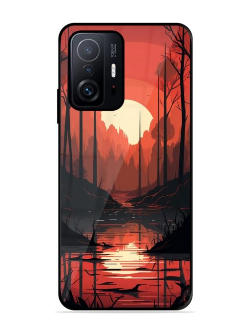 Natural Landscape Glossy Metal Phone Cover for Xiaomi Mi 11T Pro (5G) Zapvi