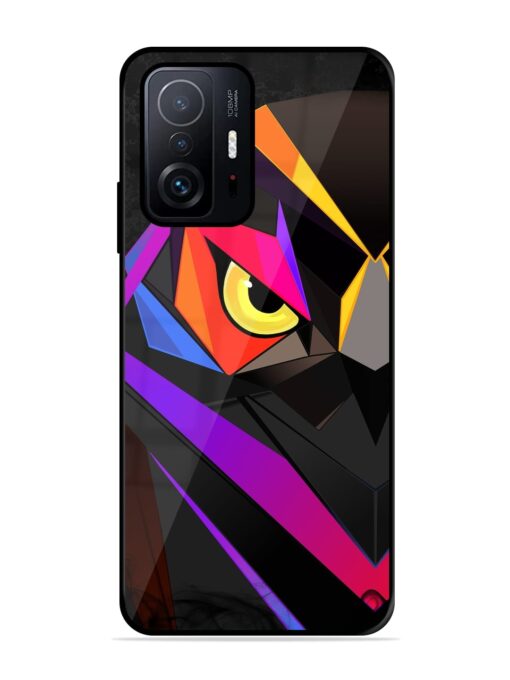 Wpap Owl Glossy Metal Phone Cover for Xiaomi Mi 11T Pro (5G)