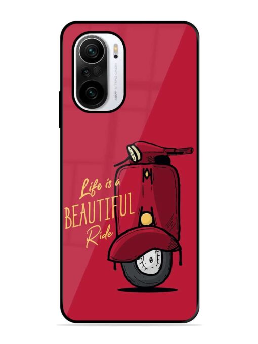 Life Is Beautiful Rides Glossy Metal Phone Cover for Xiaomi Mi 11X (5G) Zapvi