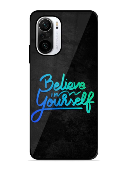 Believe In Yourself Glossy Metal Phone Cover for Xiaomi Mi 11X (5G) Zapvi