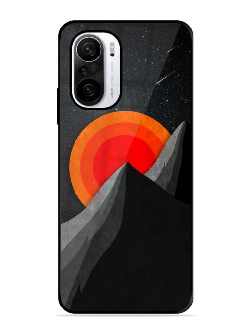 Black Mountain Glossy Metal Phone Cover for Xiaomi Mi 11X (5G) Zapvi