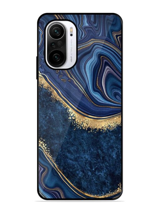 Abstract Background Blue Glossy Metal TPU Phone Cover for Xiaomi Mi 11X (5G) Zapvi