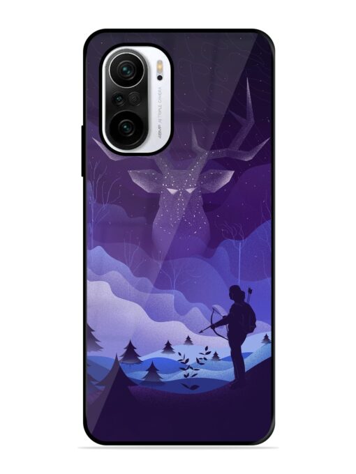 Deer Forest River Glossy Metal Phone Cover for Xiaomi Mi 11X (5G) Zapvi