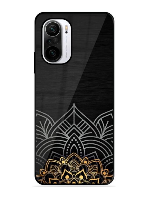 Decorative Golden Pattern Glossy Metal Phone Cover for Xiaomi Mi 11X (5G) Zapvi