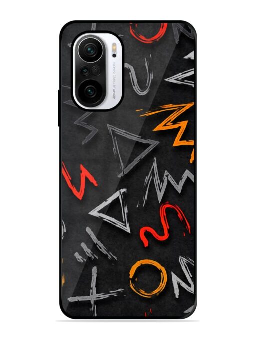 Grungy Graffiti Glossy Metal Phone Cover for Xiaomi Mi 11X (5G) Zapvi