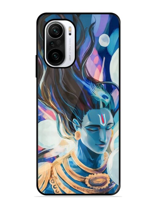 Bhagwan Sri Krishna Glossy Metal Phone Cover for Xiaomi Mi 11X (5G)