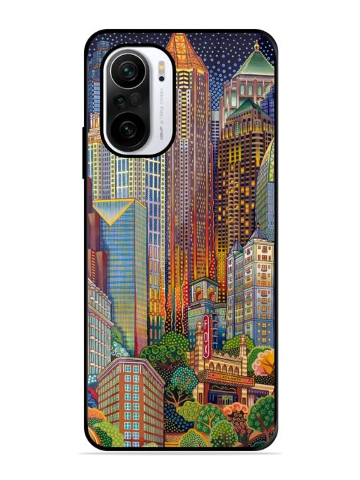 Cityscapes Art Glossy Metal Phone Cover for Xiaomi Mi 11X (5G) Zapvi