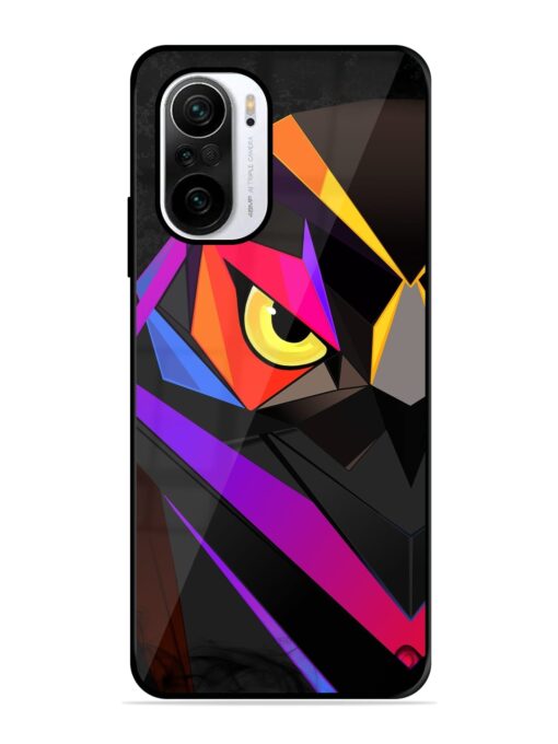 Wpap Owl Glossy Metal Phone Cover for Xiaomi Mi 11X (5G) Zapvi