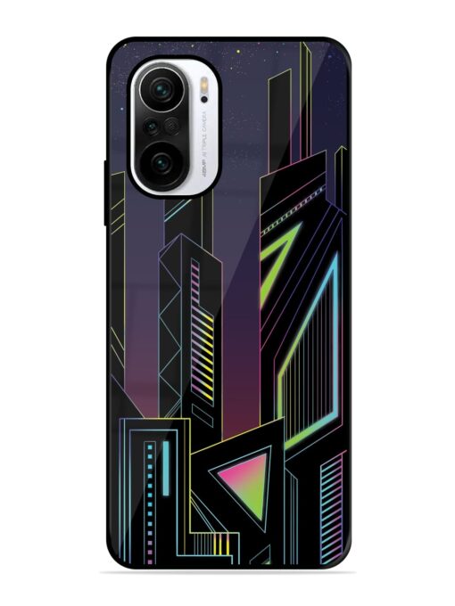 Neon Dreamscape Glossy Metal Phone Cover for Xiaomi Mi 11X (5G) Zapvi