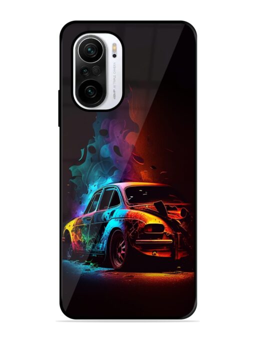 High Classic Car Art Glossy Metal Phone Cover for Xiaomi Mi 11X (5G)