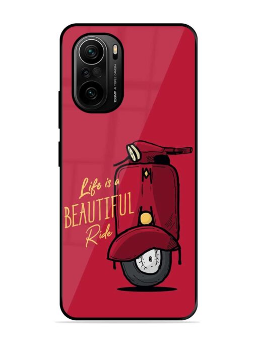 Life Is Beautiful Rides Glossy Metal Phone Cover for Xiaomi Mi 11X Pro (5G)