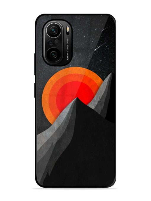 Black Mountain Glossy Metal Phone Cover for Xiaomi Mi 11X Pro (5G) Zapvi