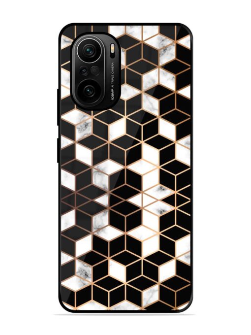 Vector Marble Texture Glossy Metal Phone Cover for Xiaomi Mi 11X Pro (5G)