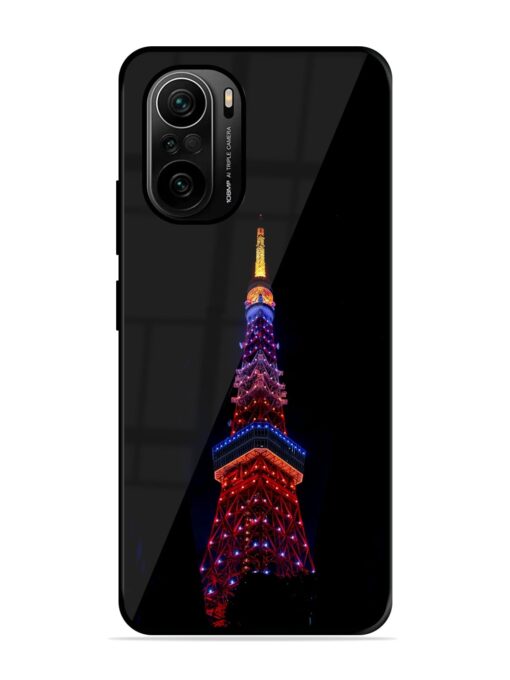 Eiffel Tower Night View Glossy Metal Phone Cover for Xiaomi Mi 11X Pro (5G) Zapvi