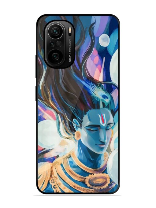 Bhagwan Sri Krishna Glossy Metal Phone Cover for Xiaomi Mi 11X Pro (5G) Zapvi