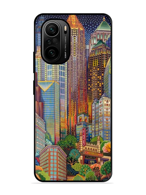 Cityscapes Art Glossy Metal Phone Cover for Xiaomi Mi 11X Pro (5G)